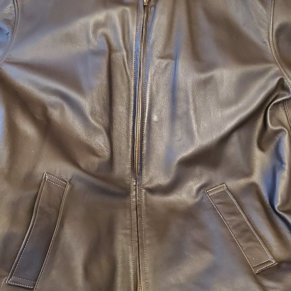 Dark Brown Coronado concealed carry leather jacket size 54 - Picture 2 of 5
